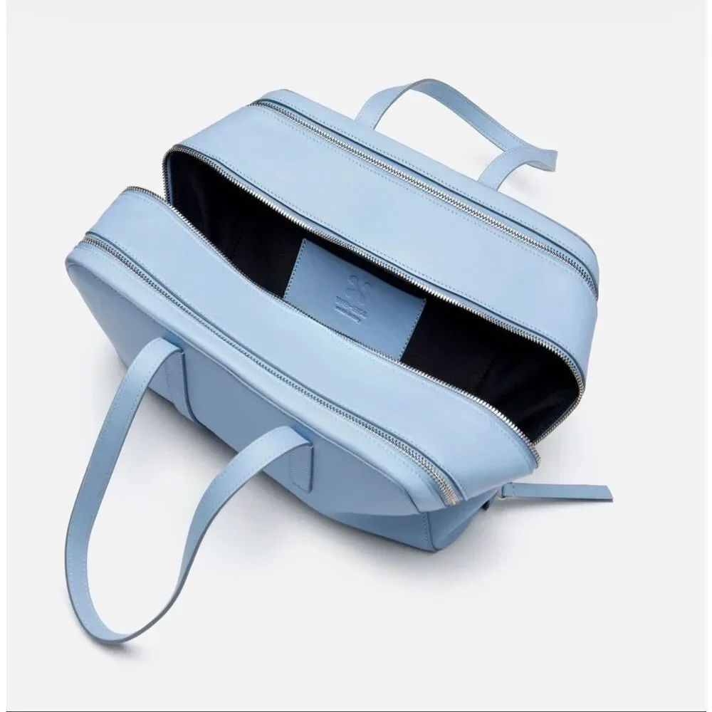 WE-AR4 THE ACCORDION Bag in Pale Blue NWT